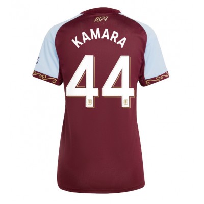Aston Villa Boubacar Kamara #44 Heimtrikot Frauen 2025-26 Kurzarm Aston Villa Boubacar Kamara #44 Heimtrikot Frauen 2025-26 Kurzarm